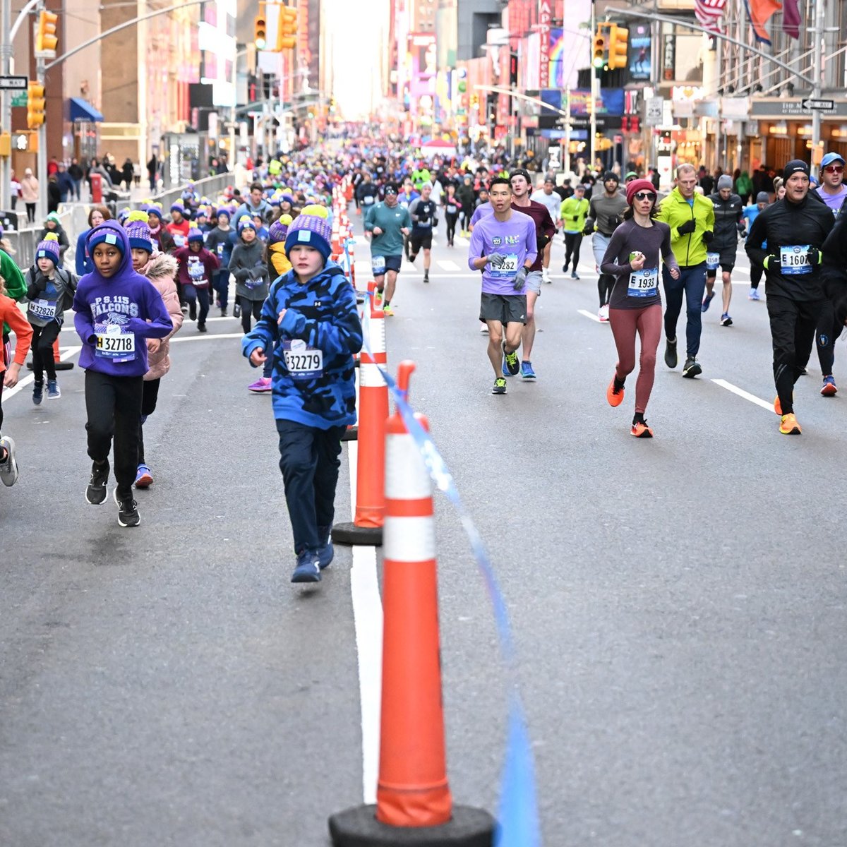 2023 Times Square Kids Run at the United Airlines NYC Half