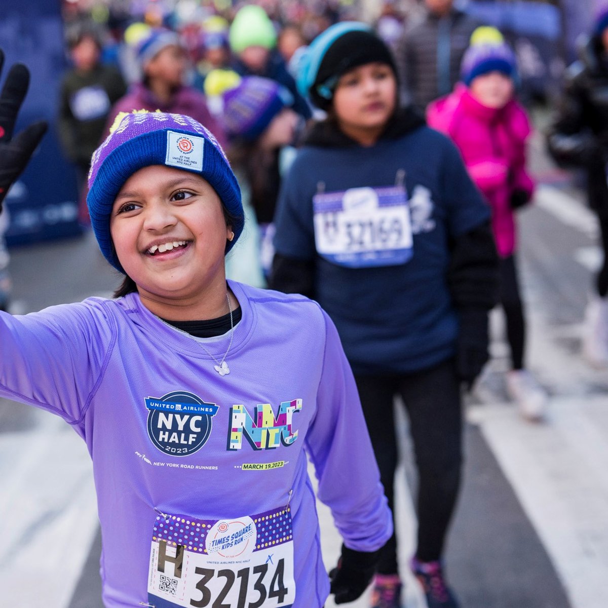 2023 Times Square Kids Run at the United Airlines NYC Half
