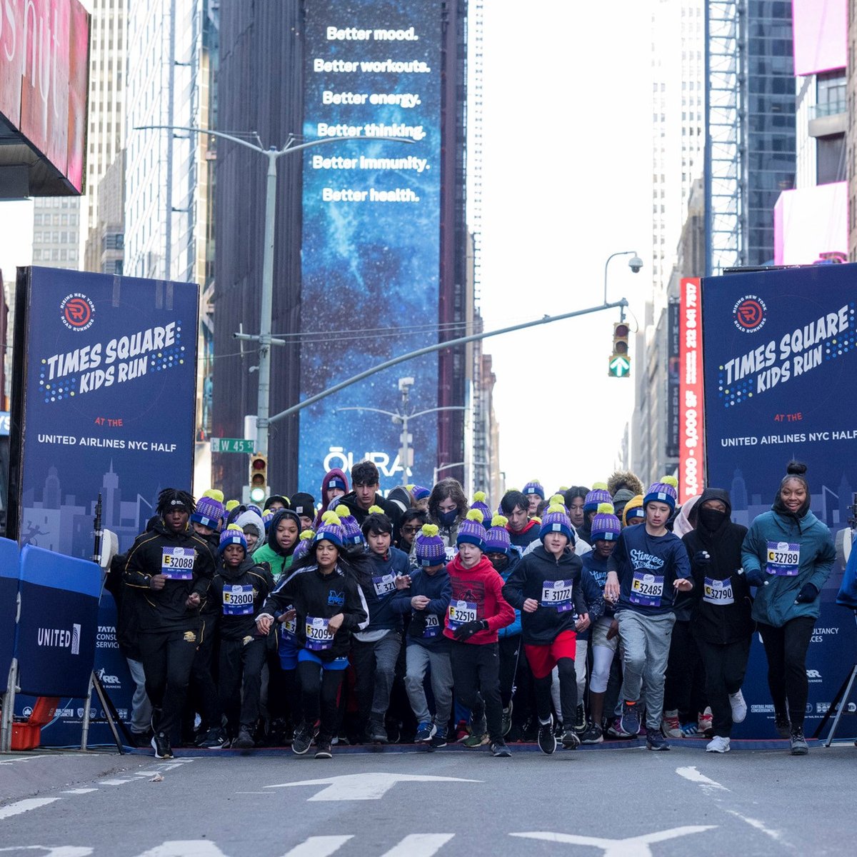 2023 Times Square Kids Run at the United Airlines NYC Half