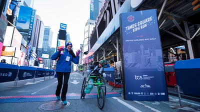 2023 Times Square Kids Run at the United Airlines NYC Half