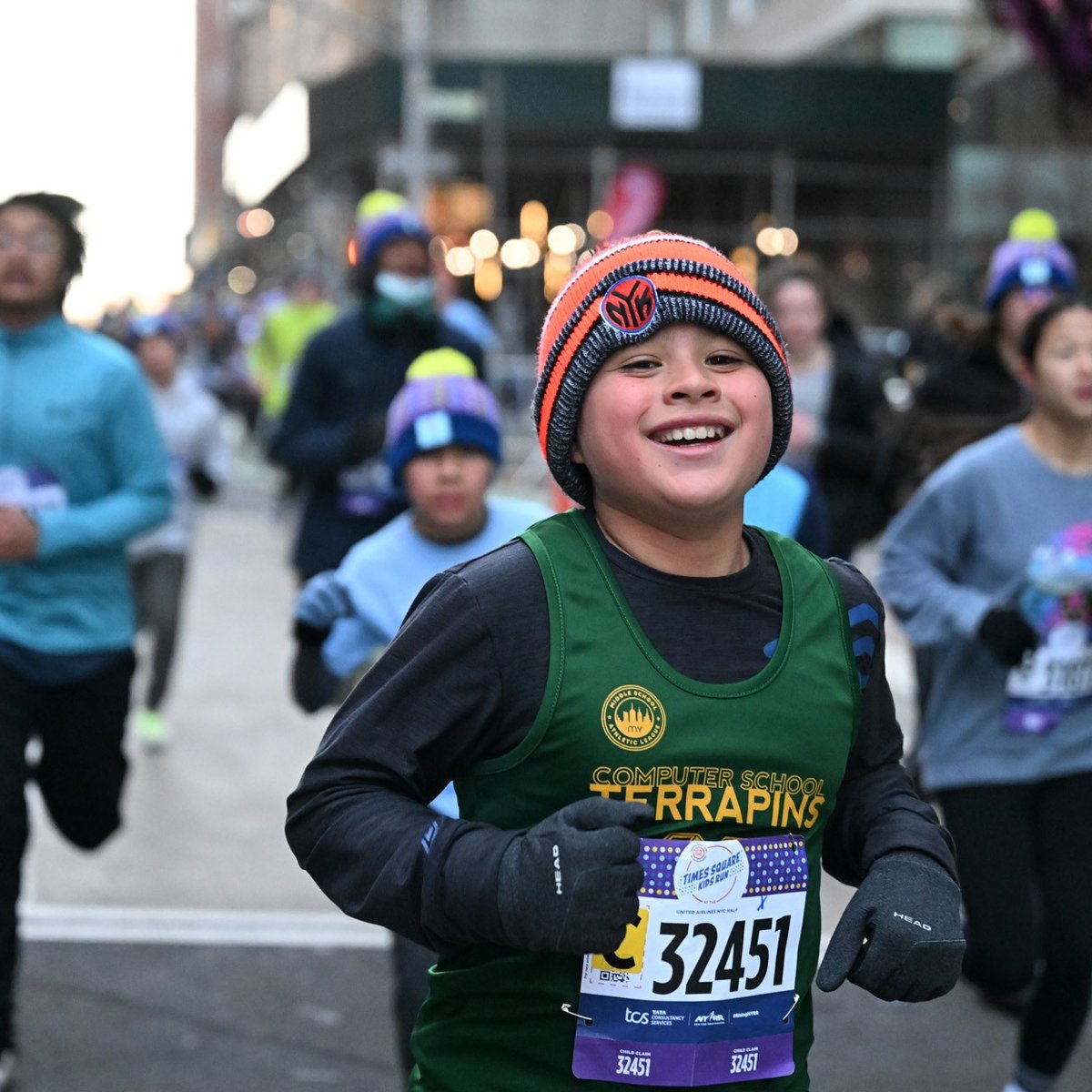 2023 Times Square Kids Run at the United Airlines NYC Half