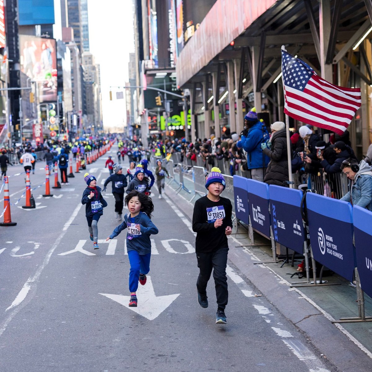 2023 Times Square Kids Run at the United Airlines NYC Half