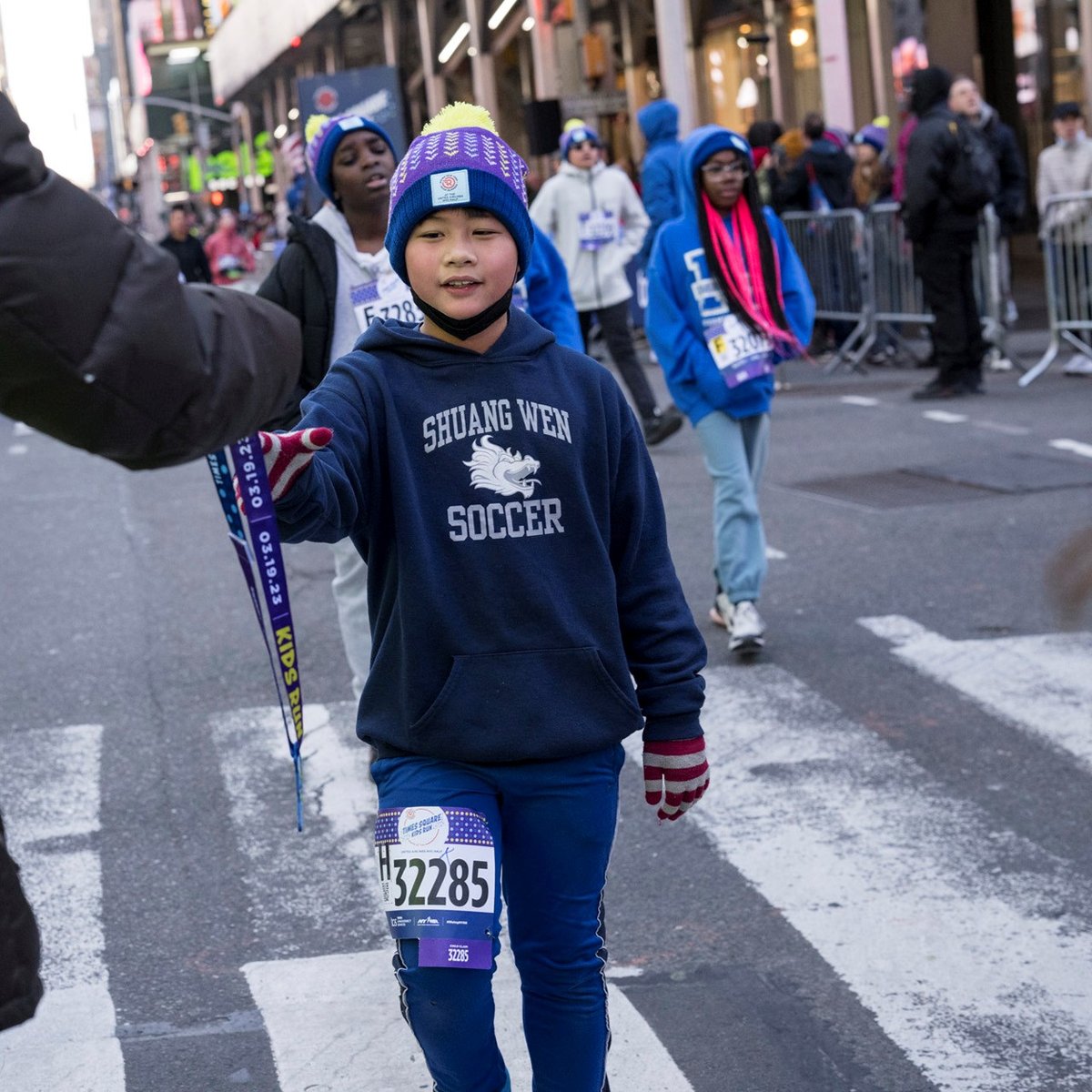 2023 Times Square Kids Run at the United Airlines NYC Half