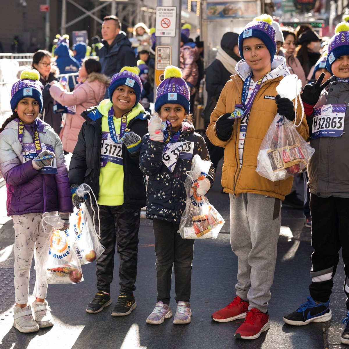 2023 Times Square Kids Run at the United Airlines NYC Half