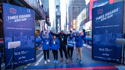 2023 Times Square Kids Run at the United Airlines NYC Half