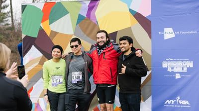 NYRR Gridiron 4M presented by The FLAG Art Foundation