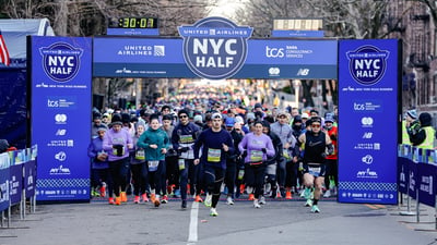 2023 United Airlines NYC Half Welcomes Nearly 25,000 to City Streets
