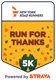 Virtual NYRR Run for Thanks 5K Powered By Strava