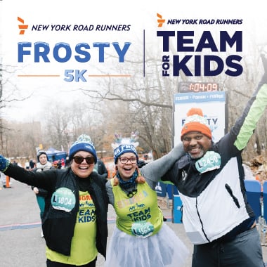Run with Team for Kids for the NYRR Frosty 5K
