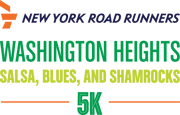 NYRR Washington Heights Salsa, Blues, and Shamrocks 5K logo