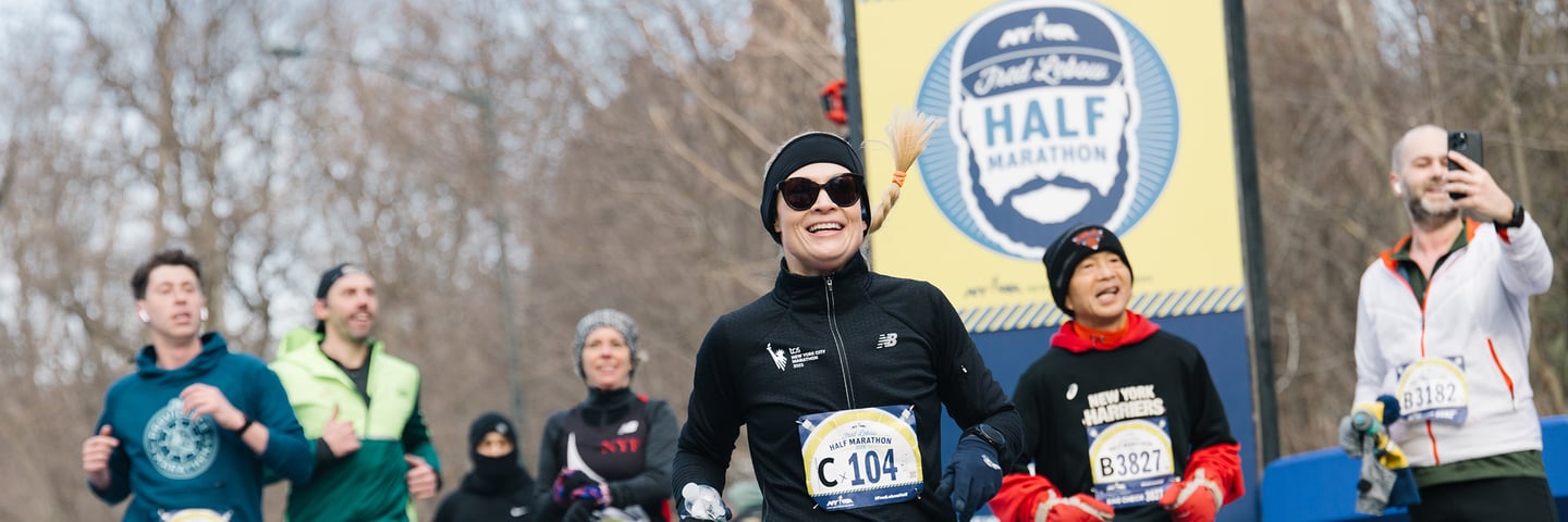 2025 Fred Lebow Half Start line