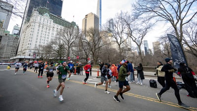2026 UA NYC Half runners near Central Park
