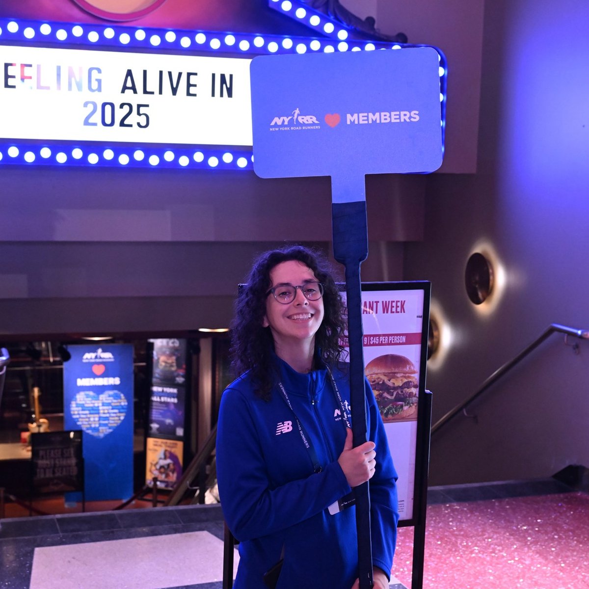 New York Road Runners members attended a special live taping of Set the Pace pre