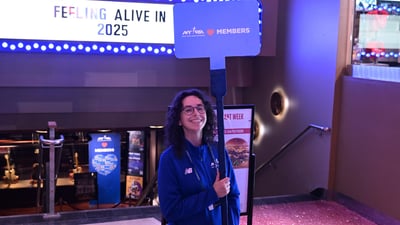 New York Road Runners members attended a special live taping of Set the Pace pre