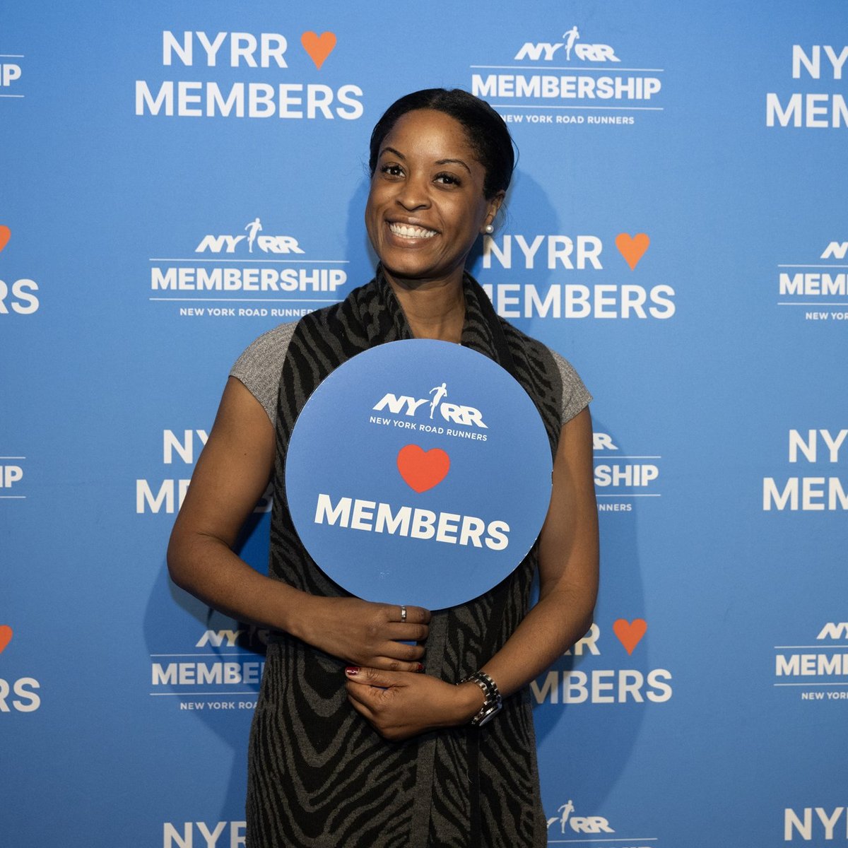 New York Road Runners members attended a special live taping of Set the Pace pre