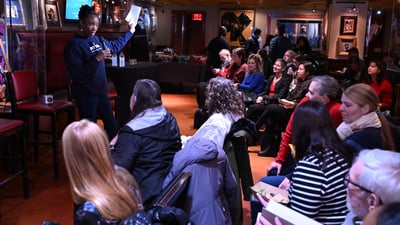 New York Road Runners members attended a special live taping of Set the Pace pre