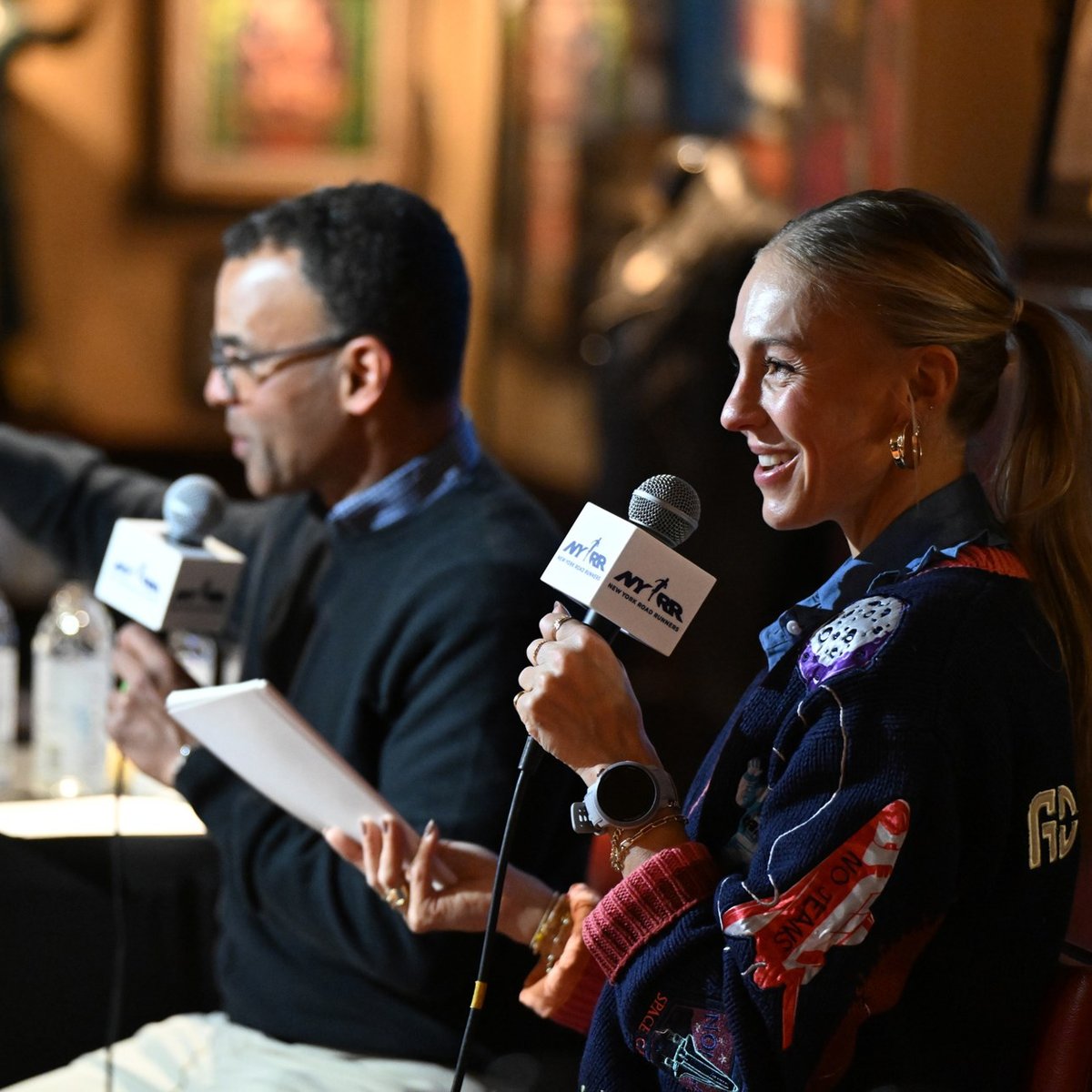 New York Road Runners members attended a special live taping of Set the Pace pre