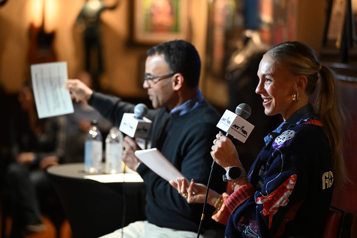 New York Road Runners members attended a special live taping of Set the Pace pre