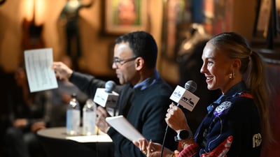 New York Road Runners members attended a special live taping of Set the Pace pre