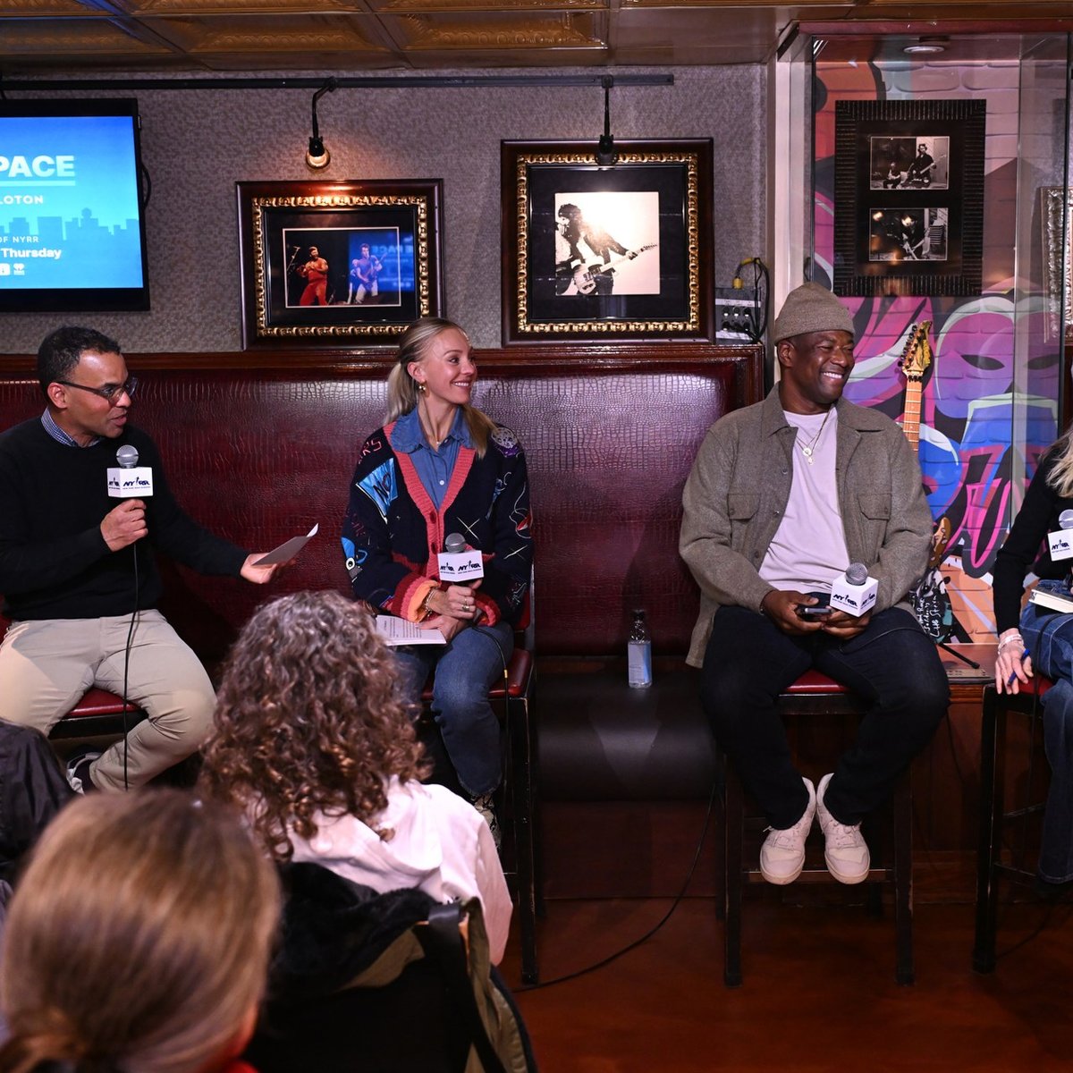 New York Road Runners members attended a special live taping of Set the Pace pre