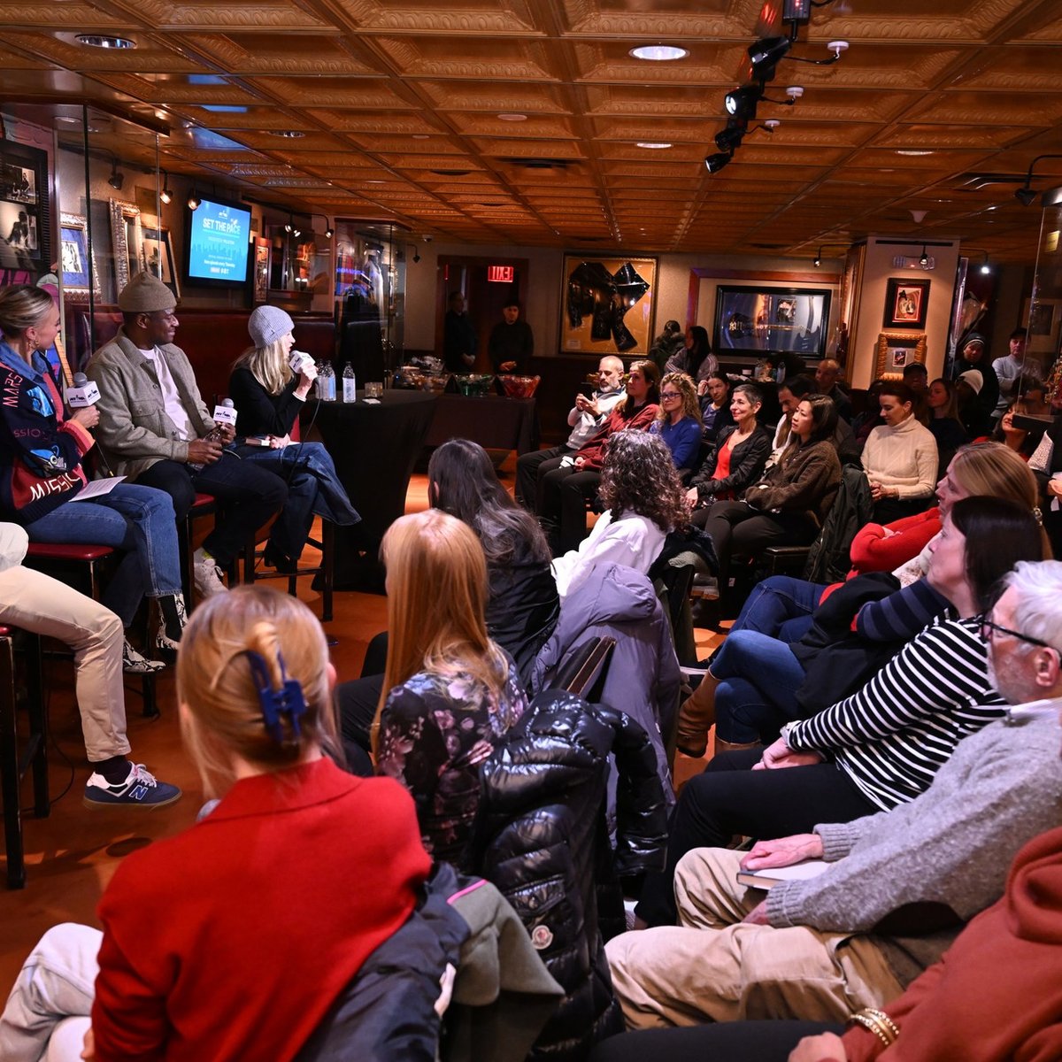 New York Road Runners members attended a special live taping of Set the Pace pre