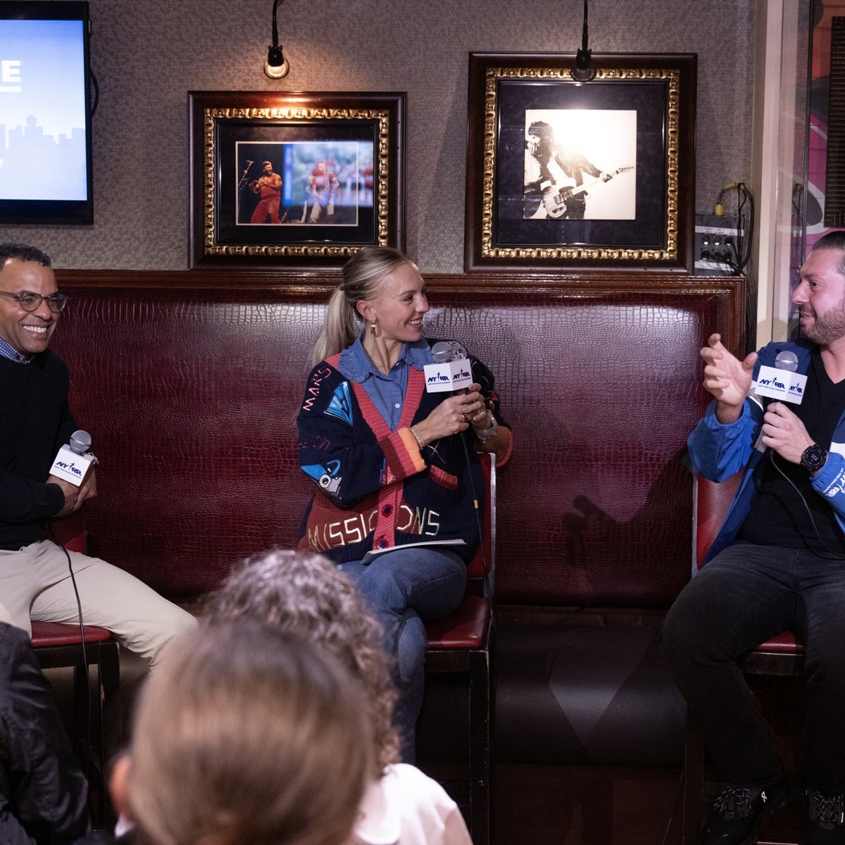 New York Road Runners members attended a special live taping of Set the Pace pre