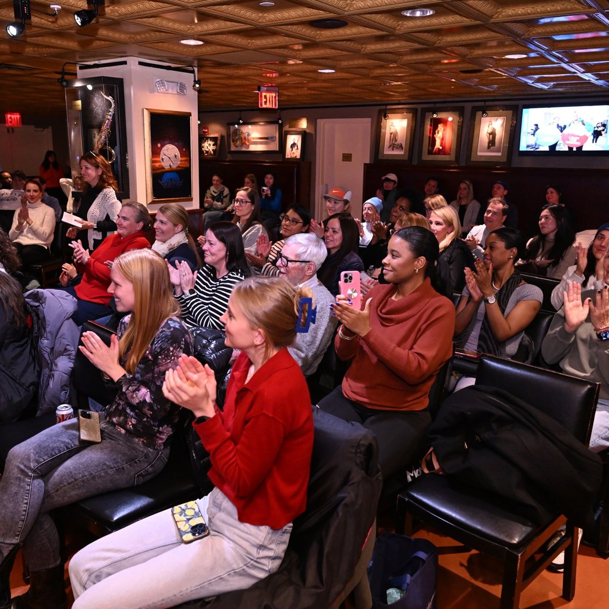 New York Road Runners members attended a special live taping of Set the Pace pre
