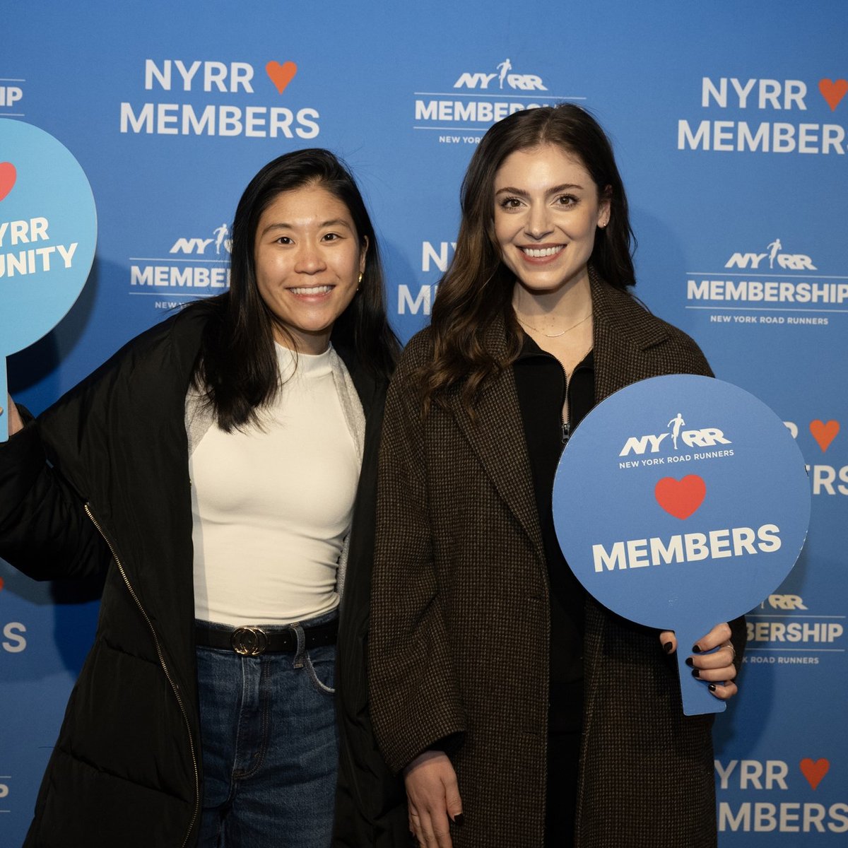 New York Road Runners members attended a special live taping of Set the Pace pre