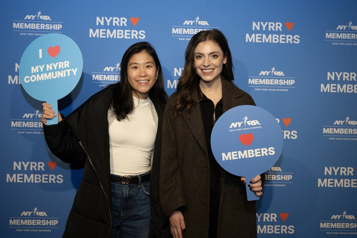 New York Road Runners members attended a special live taping of Set the Pace pre