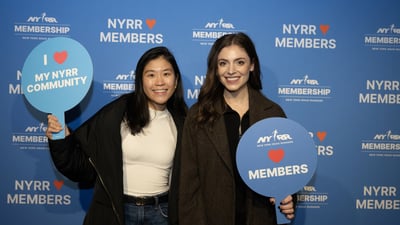 New York Road Runners members attended a special live taping of Set the Pace pre