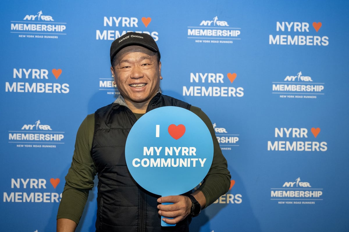 New York Road Runners members attended a special live taping of Set the Pace pre