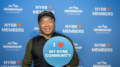 New York Road Runners members attended a special live taping of Set the Pace pre