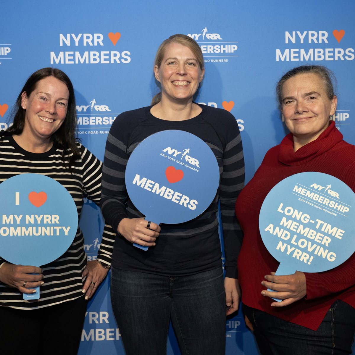 New York Road Runners members attended a special live taping of Set the Pace pre