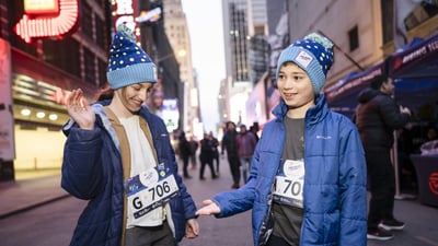 2026 Times Square Kids Run at the United Airlines NYC Half Finish