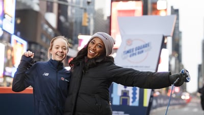 2026 Times Square Kids Run at the United Airlines NYC Half Finish