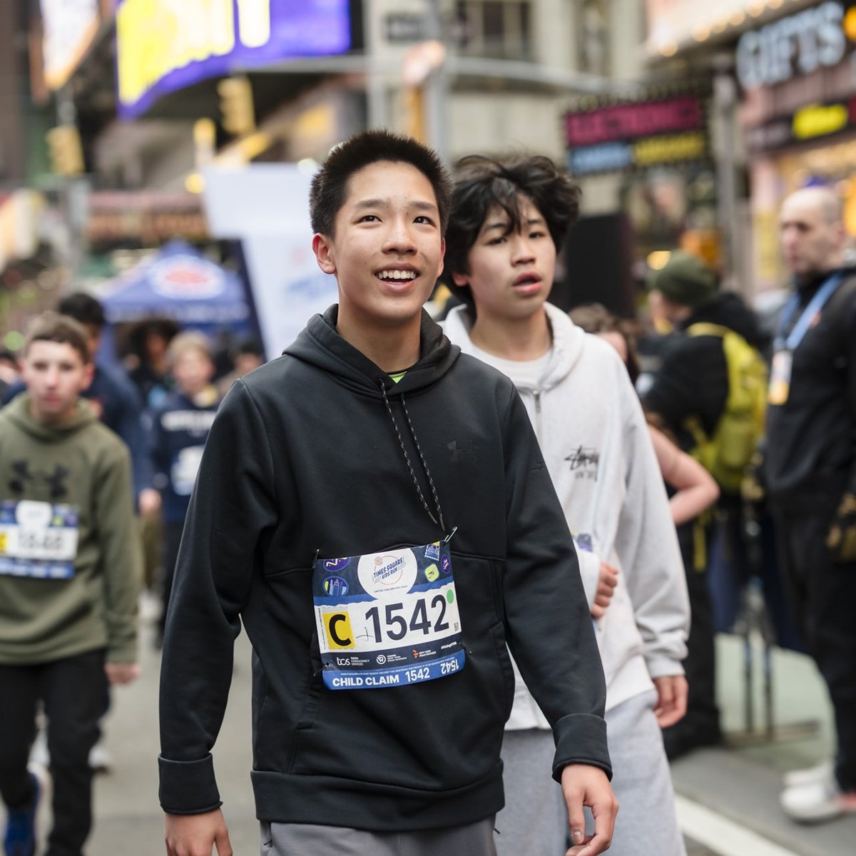 2026 Times Square Kids Run at the United Airlines NYC Half Finish