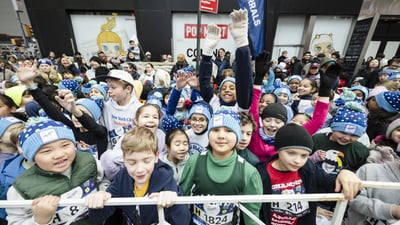 2026 Times Square Kids Run at the United Airlines NYC Half Finish