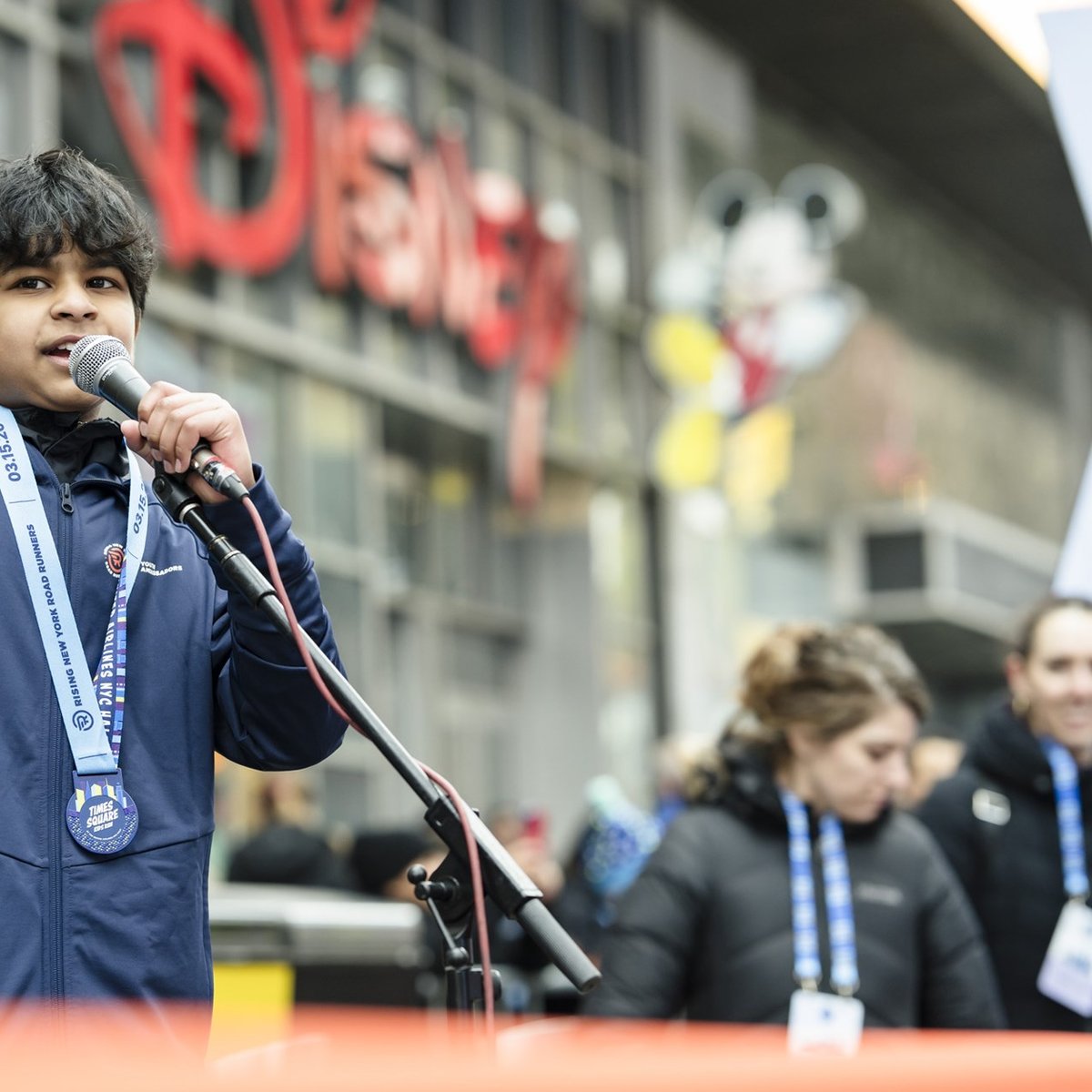 2026 Times Square Kids Run at the United Airlines NYC Half Finish