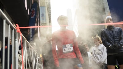 2026 Times Square Kids Run at the United Airlines NYC Half Finish
