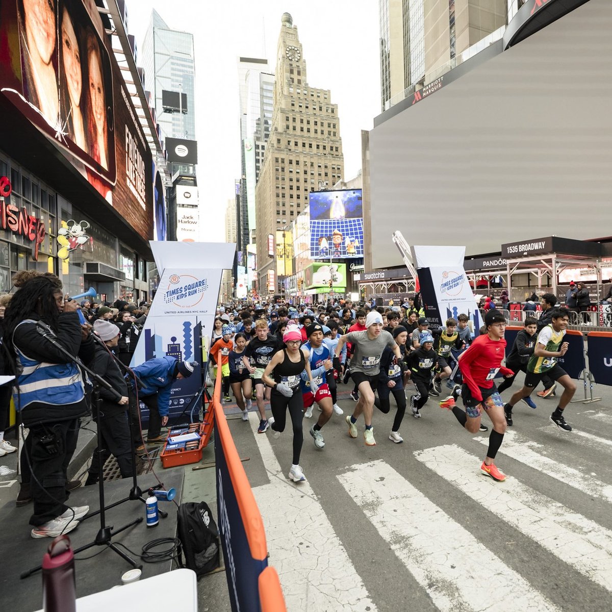 2026 Times Square Kids Run at the United Airlines NYC Half Finish