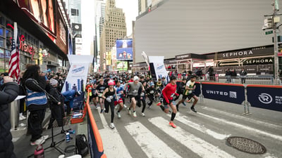 2026 Times Square Kids Run at the United Airlines NYC Half Finish