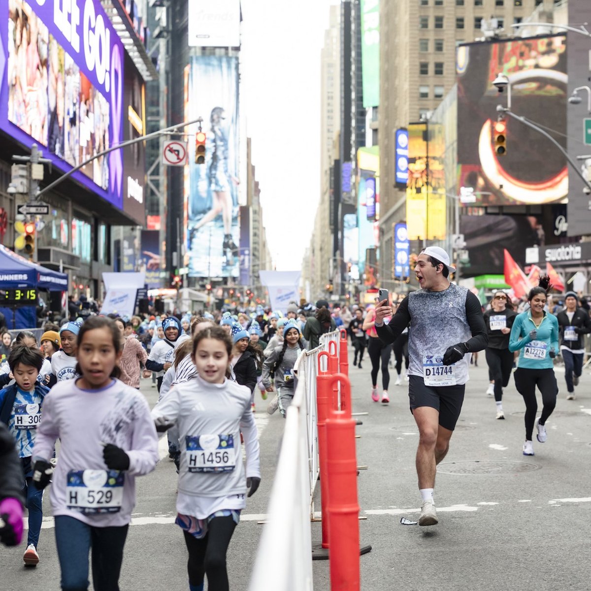 2026 Times Square Kids Run at the United Airlines NYC Half Finish