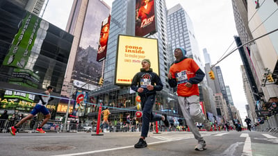 2026 Times Square Kids Run at the United Airlines NYC Half Finish