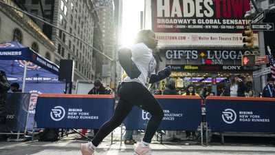 2026 Times Square Kids Run at the United Airlines NYC Half Finish