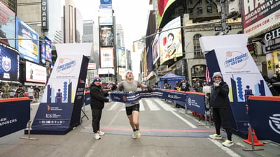 2026 Times Square Kids Run at the United Airlines NYC Half Finish