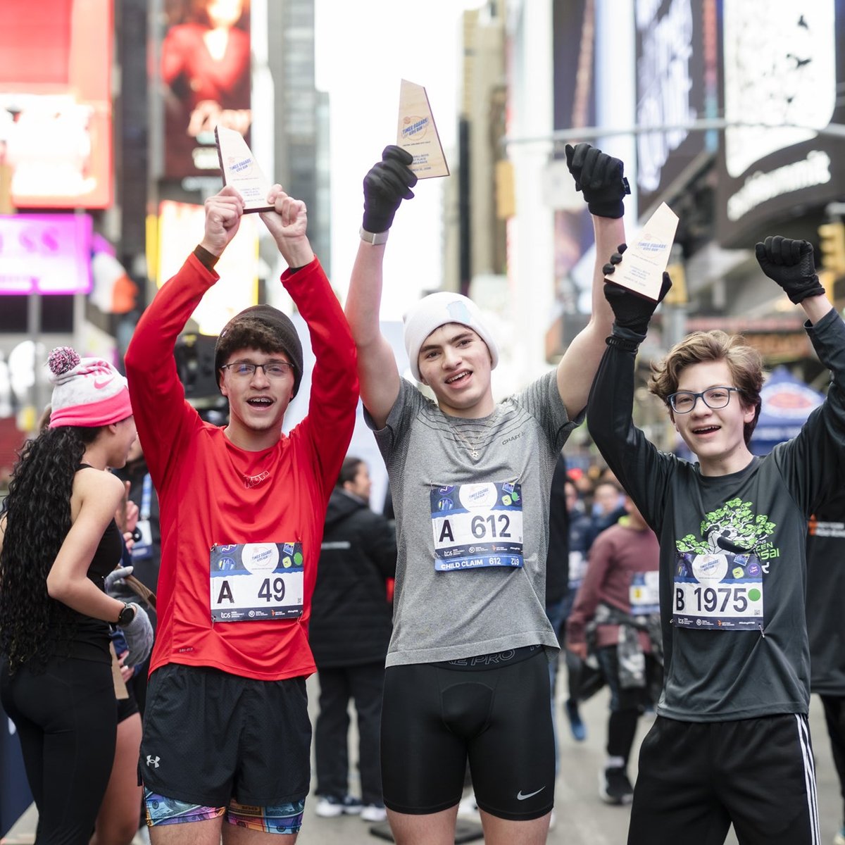 2026 Times Square Kids Run at the United Airlines NYC Half Finish
