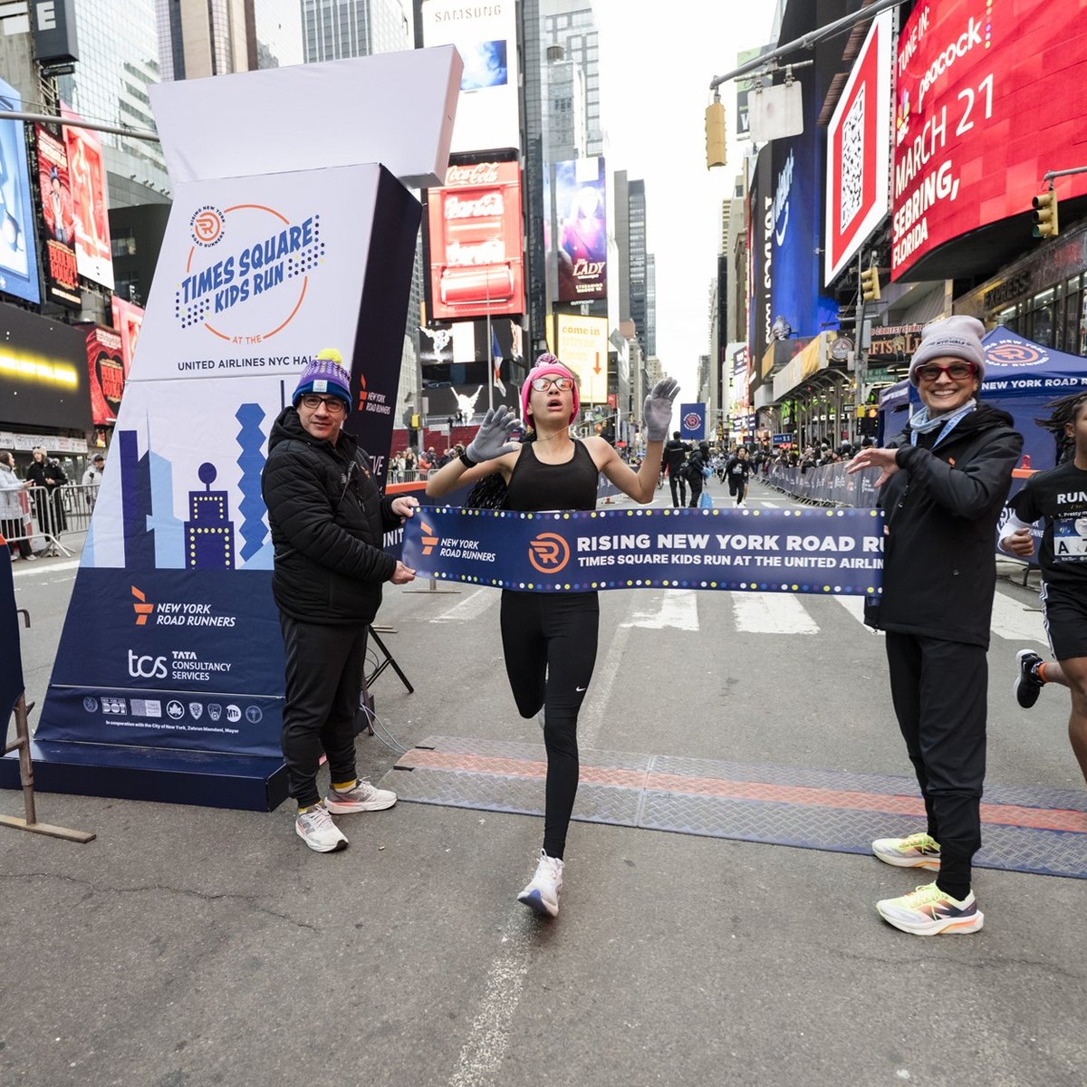 2026 Times Square Kids Run at the United Airlines NYC Half Finish