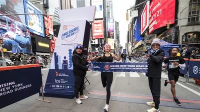 2026 Times Square Kids Run at the United Airlines NYC Half Finish
