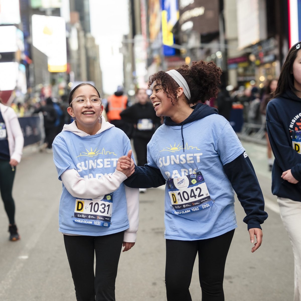 2026 Times Square Kids Run at the United Airlines NYC Half Finish