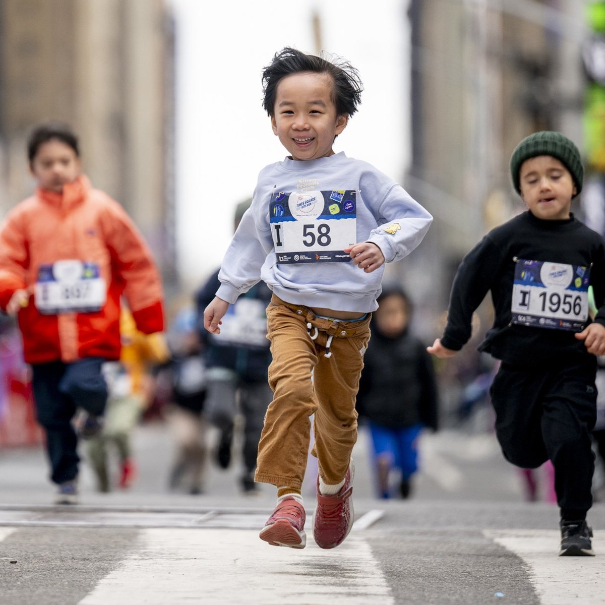 2026 Times Square Kids Run at the United Airlines NYC Half Finish